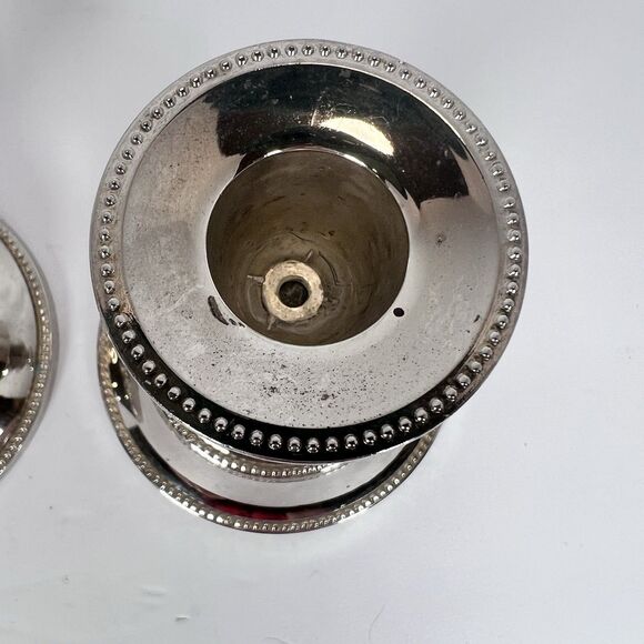 Candle Holders Silver Plated Dinner Party Or Wedding Decor - Picture 5 of 9